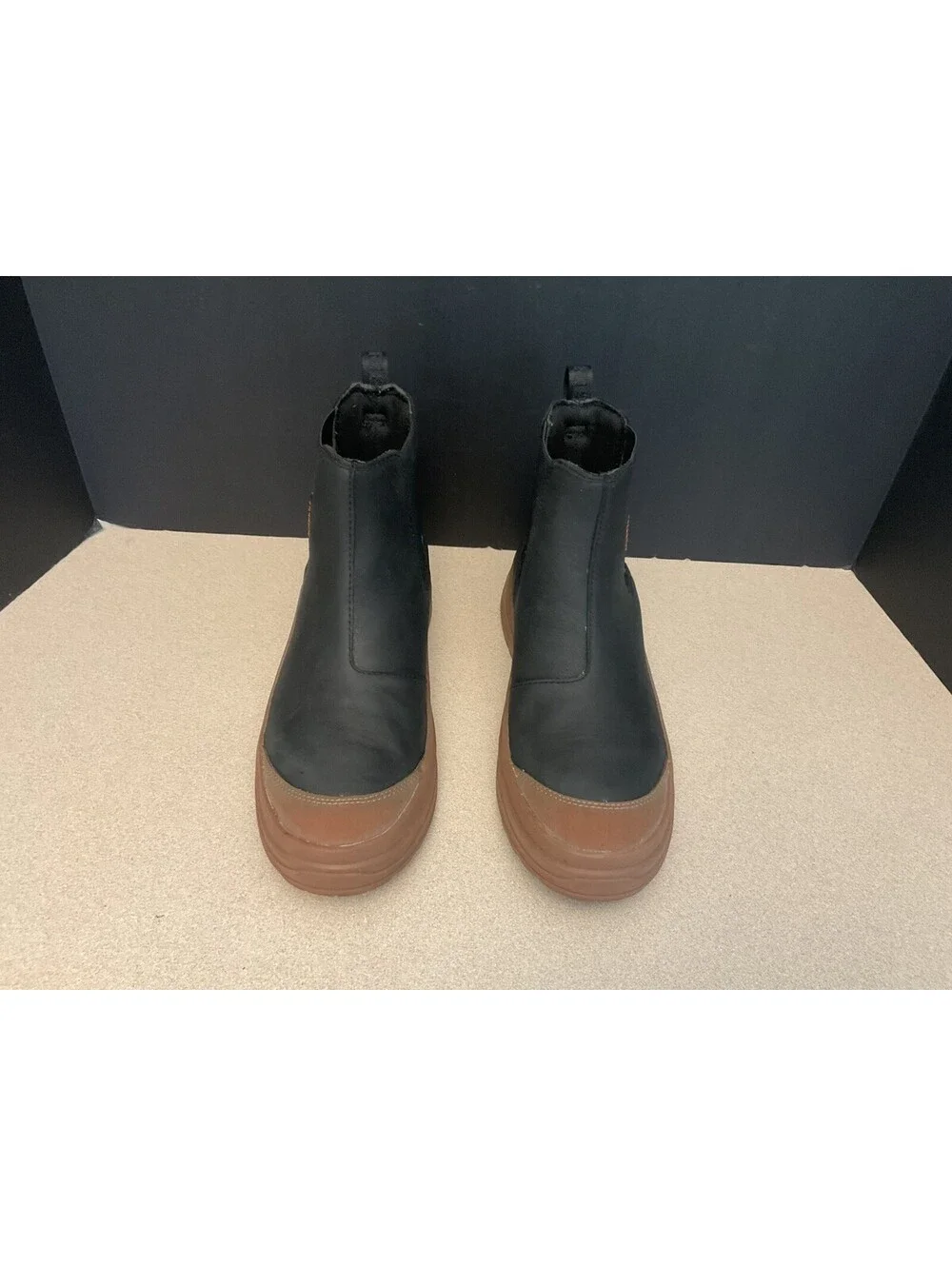 Womens Merrell Harper Pull On Black Waterproof Leather Chelsea Boots. Size 8.5